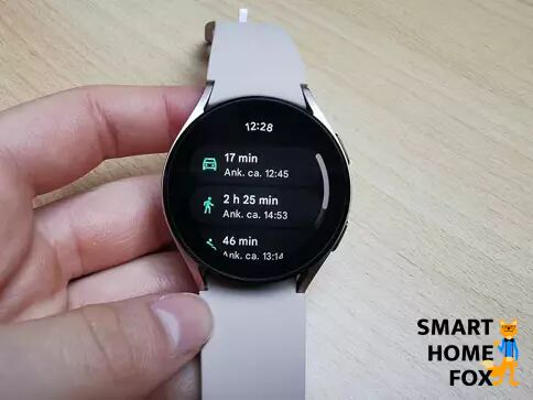 montre intelligente itineraire